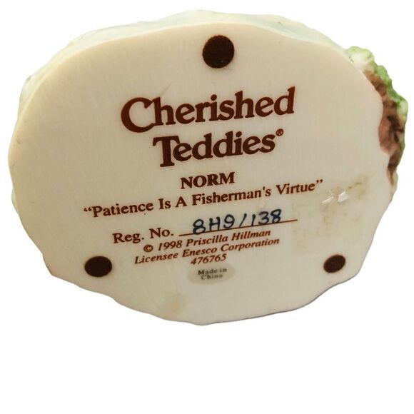 Cherished Teddies "Norm, Patience Is A Fishermn's Virtue" - Picture 5 of 8